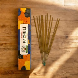 Pure Incense Patchouli Namaste India Premium Masala - 15gr pack.