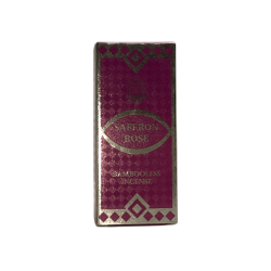 Incienso Dhoop Azafrán Rosas ANAND Bambooless Incense Saffron Rose - 1 caixeta de 15 barretes