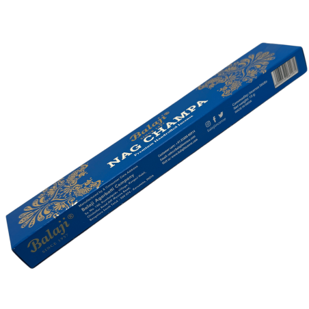 Nag Champa Rökelse BALAJI - 1 förpackning med 15gr.