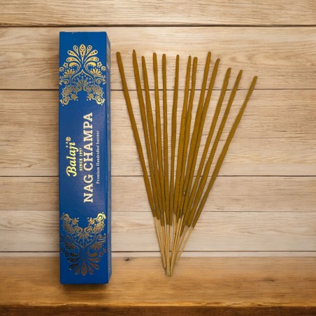 Nag Champa Rökelse BALAJI - 1 förpackning med 15gr.
