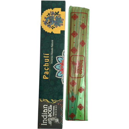 Incienso Pachulí Indian Soul - India Tradicional Incense - 15 gramos.