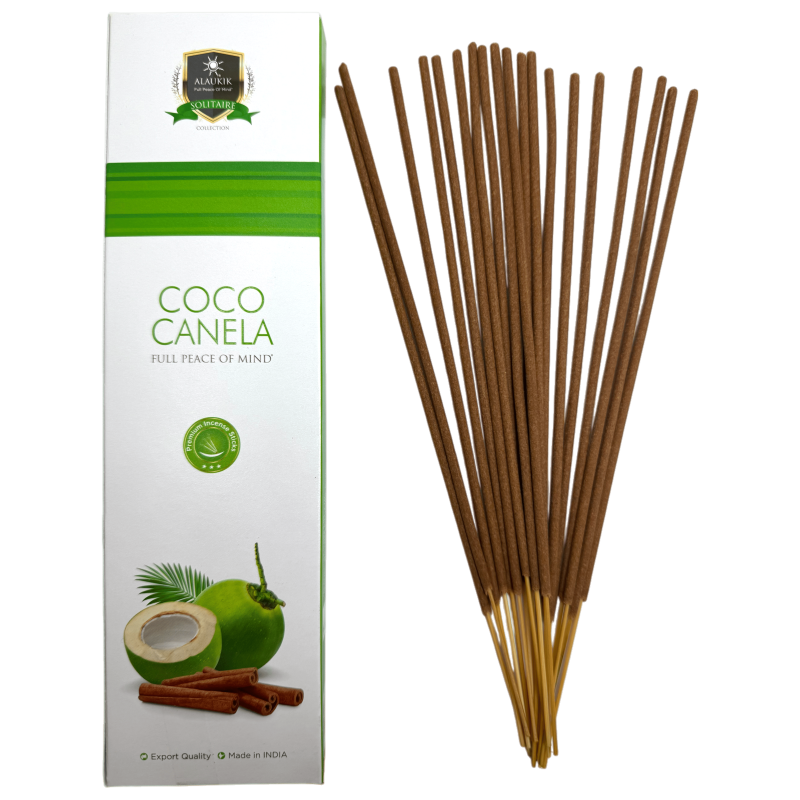 Incienso Coco i Canela Alaukik 30gr. - Incienso Masala-ENCENS ALAUKIK-HOSTENATURA