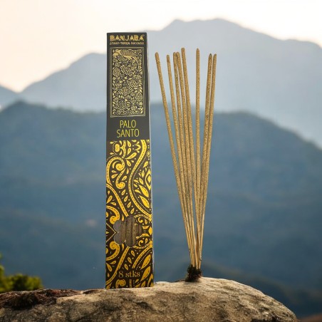 Incienso Palo Santo BANJARA Extra Largo Etnico Tribal - 8 varillas de inciensos masala naturales
