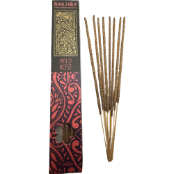 Wildrose Räucherstäbchen BANJARA extra lang Ethnic Tribal - 8 natürliche Masala Räucherstäbchen