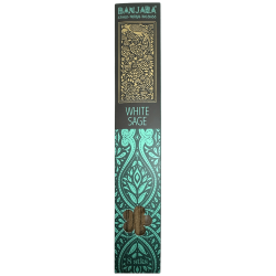 Weißer Salbei Räucherstäbchen BANJARA extra lang Ethnic Tribal - 8 natürliche Masala Räucherstäbchen