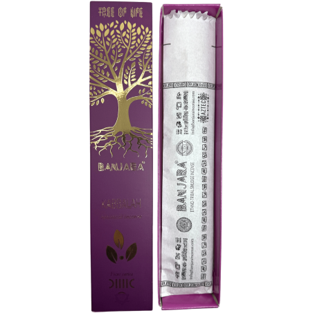 Kabbalah Baum Weihrauch BANJARA Baum des Lebens Botanisch - 15gr. Schachtel Masala Weihrauch
