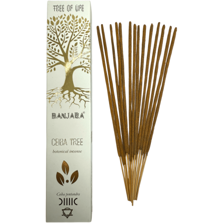 Incenso Ceiba Tree BANJARA Árvore da Vida Botânica - Caixa de 15gr. de Incenso Masala