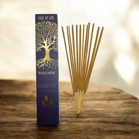 Incenso de Árvore de Baobá BANJARA Árvore da Vida Botânica - Caixa de 15gr. de Incenso Masala