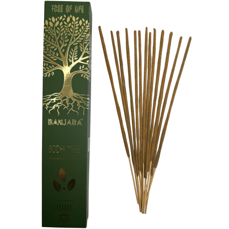 Incenso Bodhi Tree BANJARA Árvore da Vida Botânica - Caixa de 15gr. de Incenso Masala-Incenso Banjara Árvore da Vida Botânica-HOSTENATURA