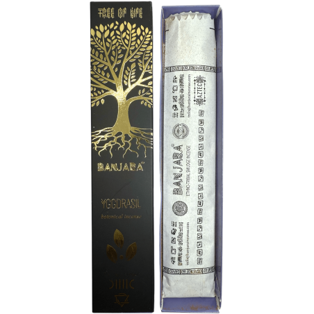 Yggdrasil Boom Wierook BANJARA Levensboom Botanisch - 15gr. doosje Masala Wierook