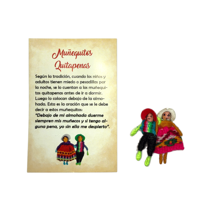 زوجين دمى صغيرة إزالة الحزن مع حقيبة - HOSTENATURA-التمائم-HOSTENATURA