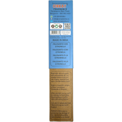 Incienso Natural de Palo Santo y Citronela NAMASTE INDIA Earth Inspired - Cajita de 25gr de Incienso Orgánico