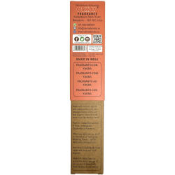 Incenso Natural de Palo Santo e Yagra NAMASTE INDIA Inspirado na Terra - Caixa de 25gr de Incenso Orgânico