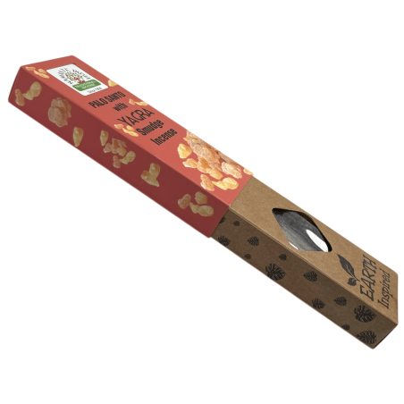Naturalne kadzidła z Palo Santo i Yagra NAMASTE INDIA inspirowane ziemią - 25gr pudełko organicznych kadzideł