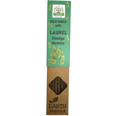 Incenso Natural Palo Santo e Laurel NAMASTE INDIA Inspirado na Terra - Caixa de 25gr de Incenso Orgânico
