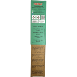 Incienso Natural de Palo Santo y Laurel NAMASTE INDIA Earth Inspired - Cajita de 25gr de Incienso Orgánico