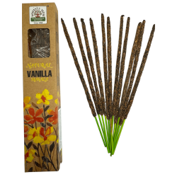 Incienso natural Vainilla Namaste India Natural Masala - 1 cajetilla de incienso orgánico 30gr.