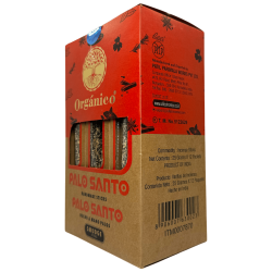 Caja Incienso Orgánico Palo Santo ULLAS - 12 cajitas de 25gr.