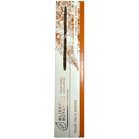 Encens Artisanal Naturel Palo Santo Bio Palo Santo Blissful Botanics TULASI - Palo Santo Woody - 8 bâtonnets d’encens bio