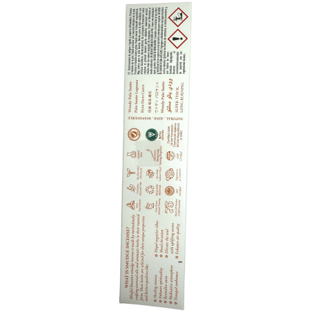 Encens Artisanal Naturel Palo Santo Bio Palo Santo Blissful Botanics TULASI - Palo Santo Woody - 8 bâtonnets d’encens bio