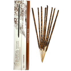 Blissful Botanics TULASI Artisan Natural Cinnamon Tămâie organică - Scorțișoară picantă - 8 bețișoare de tămâie organică