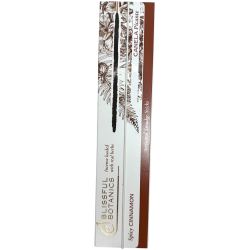 Blissful Botanics TULASI Artisan Natural Cinnamon Organic Incense - Spicy Cinnamon - 8 ekologiska rökelsepinnar