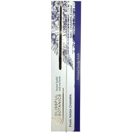 Encens Artisanal Naturel Nag Champa Bio Nag Champa Blissful Botanics TULASI - Nag Champa Exotique - 8 bâtonnets d’encens bio