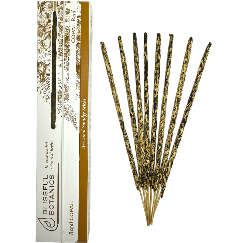 البخور العضوي كوبال بوتانيك بولاسي الحرفي الطبيعي - ريال كوبال - 8 قطع بخور عضوية-Inciensos Blissful Botanics Tulasi-HOSTENATURA