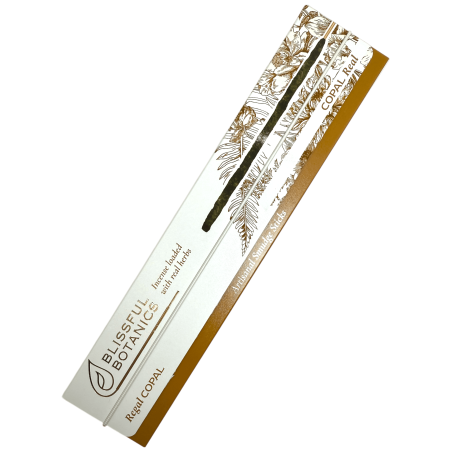 Encens Bio Copal Blissful Botanics TULASI Artisan Naturel - Vrai Copal - 8 barres d’encens bio