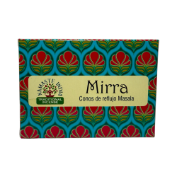 Cônes de Reflux Myrrhe NAMASTE INDIA - 10 cônes d’encens blackflow