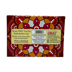 Cons de Reflux Rosa amb Vainilla NAMASTE INDIA - 10 cons d'incís blackflow
