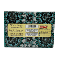 Cons de Reflux Salvia Blanca NAMASTE INDIA - 10 cons d'incís blackflow