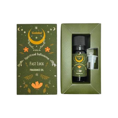 Aceite Fragancia Suerte Rápida GOLOKA Spiritual Infusions Fast Luck 10ml.