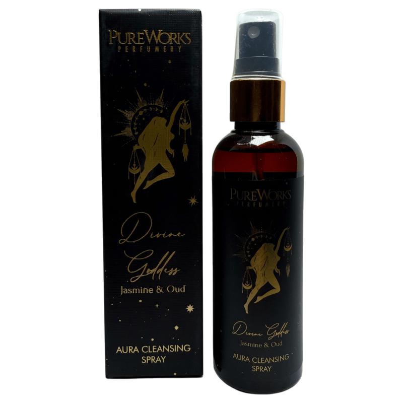 Esoteric Goddess Divine Odorizant Spray PureWorks Divine Goddness Jasmine and Oud Aura Cleansing Spray 100ml.-PARFUMURI EZOTERICE SANTERIE-HOSTENATURA