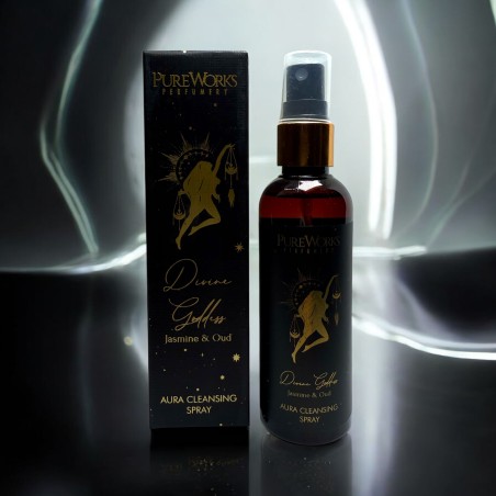 Spray Ambientador Esotérico Diosa Divina PureWorks Divine Goddness Jazmín y Oud Aura Cleansing Spray 100ml.