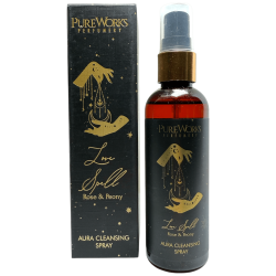 PureWorks Love Spell Esoteric Air Refreshener Spray Różowy i Peony Aura Cleansing Spray 100ml.