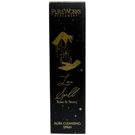 Spray Ambientador Esotérico Hechizo de Amor PureWorks Love Spell Rosa y Peonía Aura Cleansing Spray 100ml.