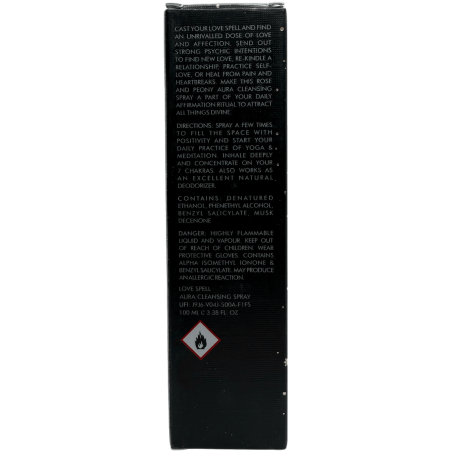 PureWorks Love Spell Esoteric Lufterfrischer Spray Pink und Pfingstrose Aura Reinigungsspray 100ml.