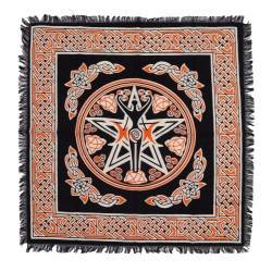 Nappe d’autel à franges Terre Mère Ésotérique - 50x50cm
