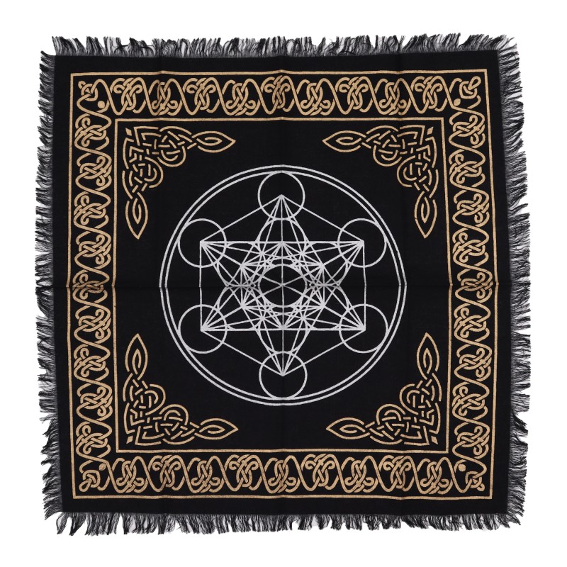 Altaarkleed met Franjes Esoterische Chakra's - 50x50cm-ESOTERISME-HOSTENATURA