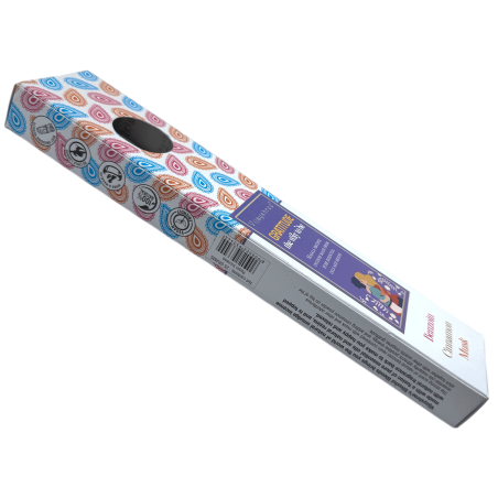 Gratitude Organic Incense Blissful blandar vijayshree, benzoin, kanel och mysk - 25gr box.