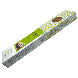 Tămâie organică Vibrații pozitive Amestecuri fericite Vijayshree Lemn de santal, Vanilie și Copal - Cutie de 25gr.
