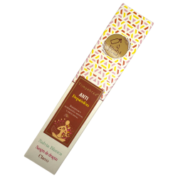 يمزج Blissful Vijayshree White Sage و Dragon's Blood و Clocker البخور العضوي المضاد للاكتئاب - صندوق 25 غرام.