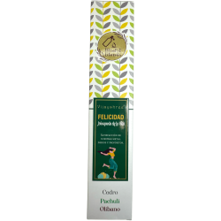 Happiness Blissful Blends Vijayshree Cedru, Patchouli și tămâie Tămâie Organică - Cutie 25gr.