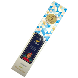 Incienso orgánico Anti Estrés Blissful Blends Vijayshree Incienso, Opio y Madera de Agar - Cajita de 25gr.