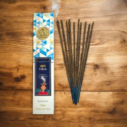 Tămâie Anti Stres Organică Amestecuri Blissful Tămâie Vijayshree, Opiu și Lemn de Agar - cutie de 25gr.