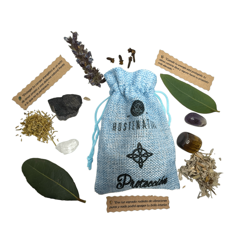 Saquito Mágico Protección HOSTENATURA - Amuleto Natural de Defensa Energética - Incluye Ritual-AMULETOS-HOSTENATURA