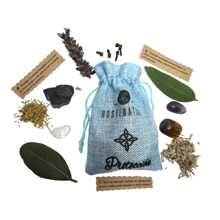 Saquito Mágico Protección HOSTENATURA - Amuleto Natural de Defensa Energética - Incluye Ritual