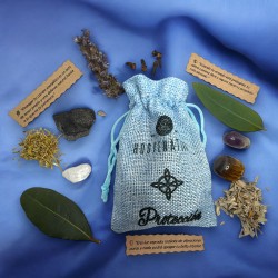 Geantă magică HOSTENATURA protecție - Amuletă de apărare a energiei naturale - include ritual