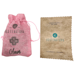 Magic Love Bag HOSTENATURA - Amuleto naturale per attrarre, preservare e valorizzare l'amore - Include rituale